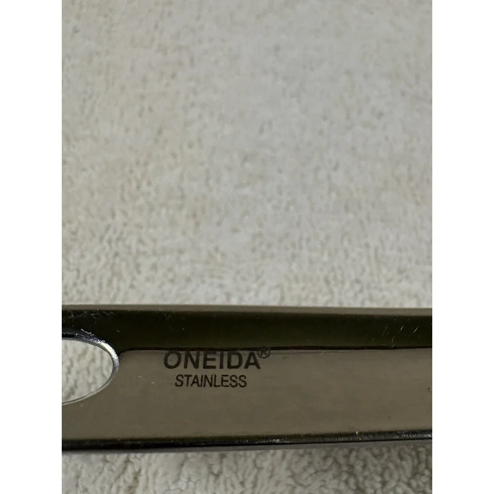 Oneida Stainless Steel Pierced Pie Cake Server Dessert Serving Utensil 10